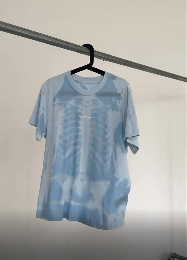 Water-Reactive Skeleton T-shirt