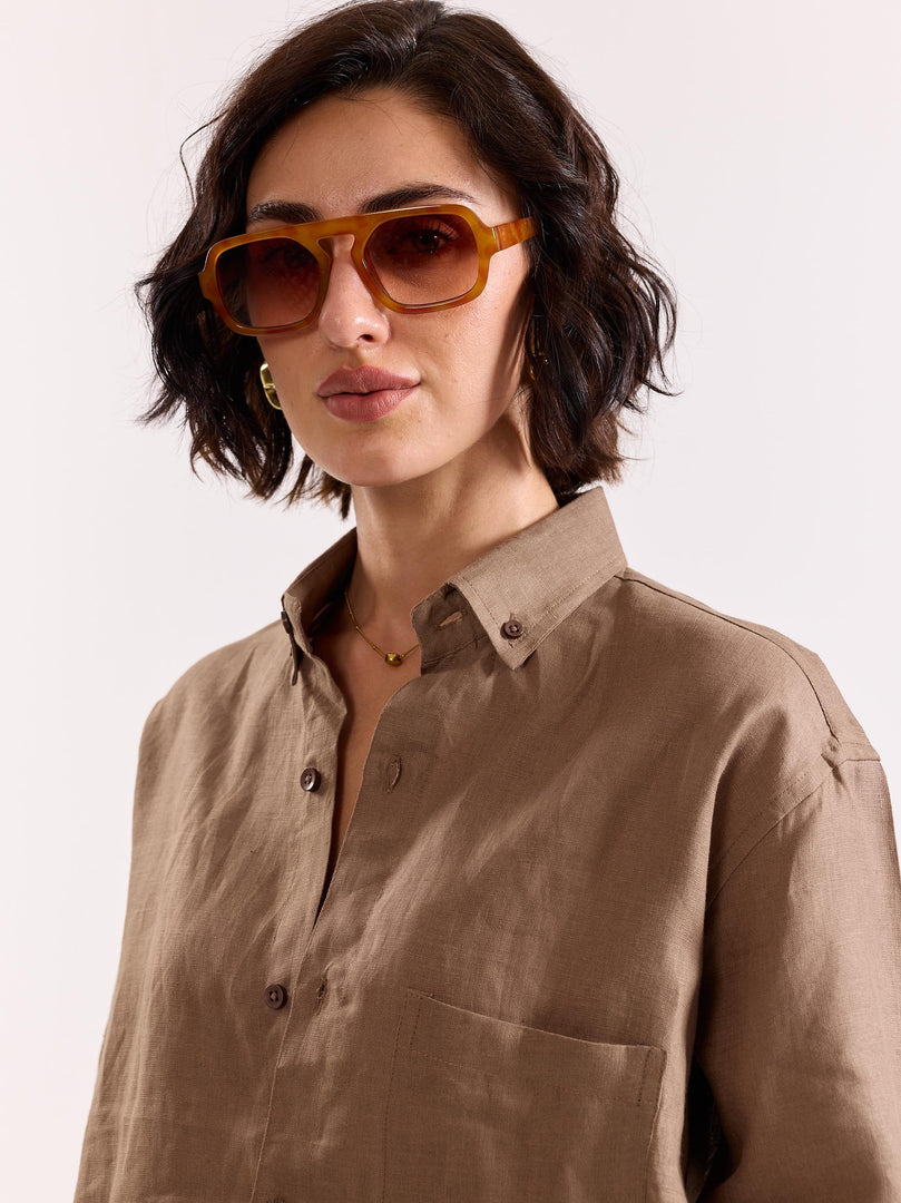 60s Lea Linen Shirt