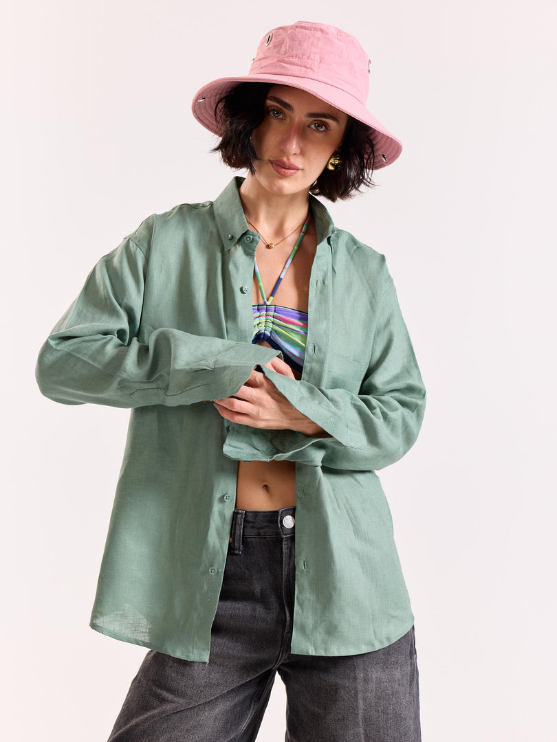 60s Lea Linen Shirt