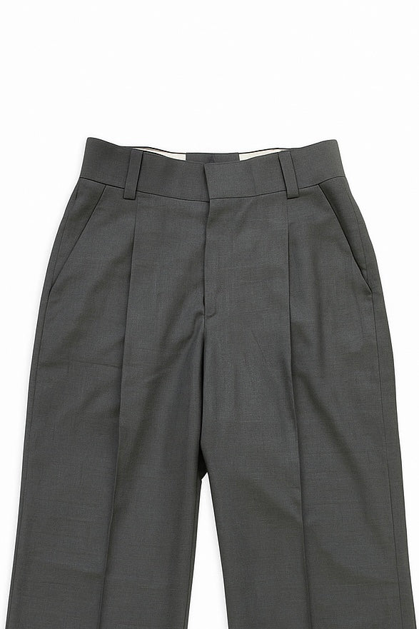 STRAIGHT FIT SINGLE PLEATED TROUSER