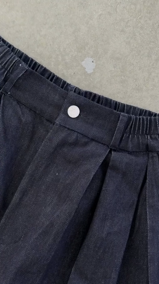 Men’s Oversized Balloon Fit Denim Pants