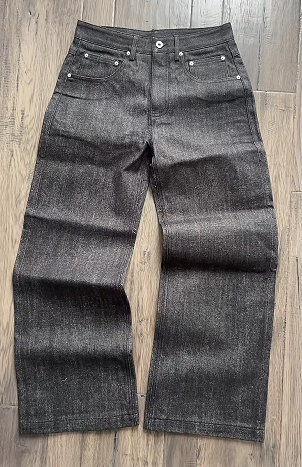 Fishbone Adjust Raw Denim Flare Pants