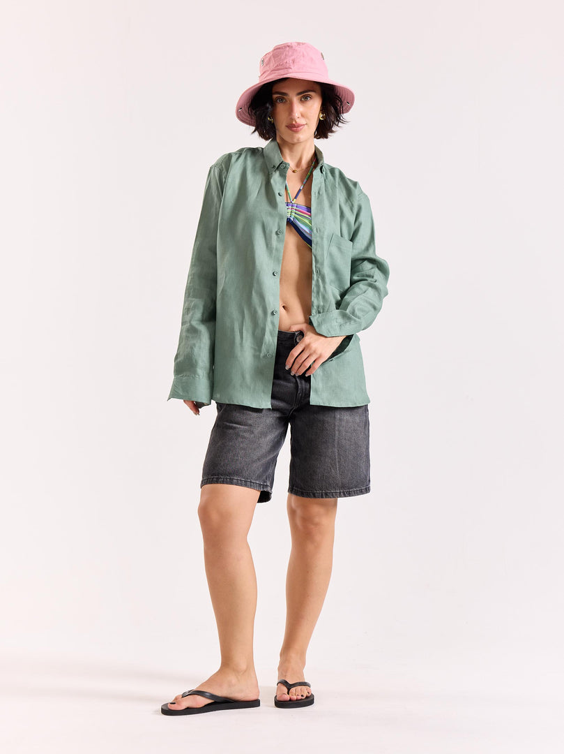 60s Lea Linen Shirt