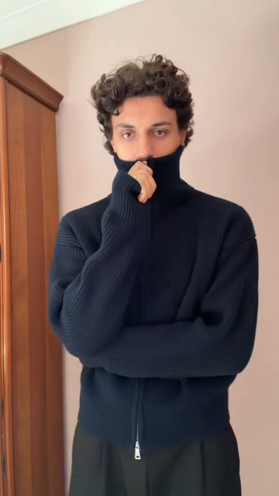 The Essential Ribbed Zip-Up Sweater