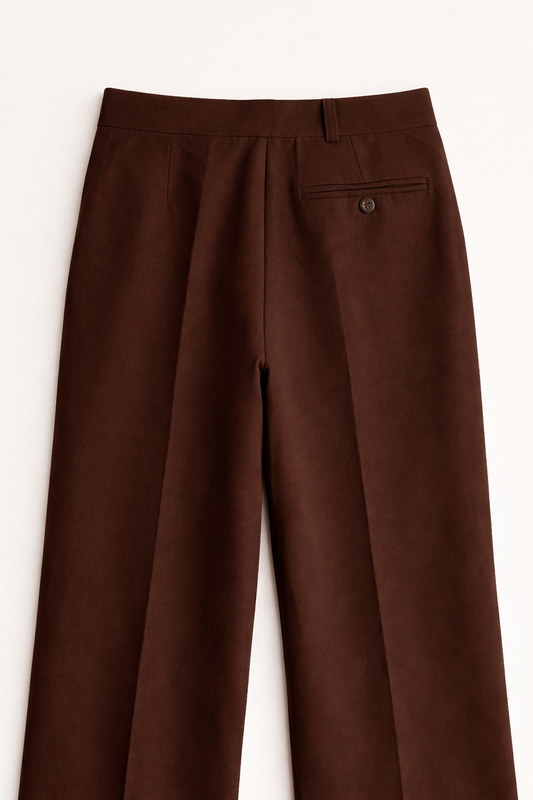 STRAIGHT FIT SINGLE PLEATED TROUSER