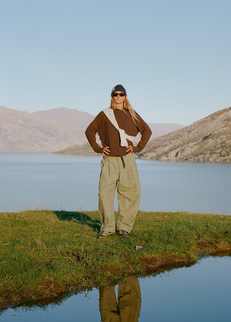 Pleated Hiking Pants