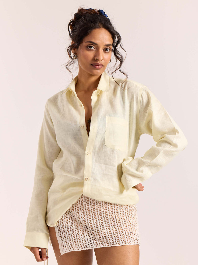 60s Lea Linen Shirt