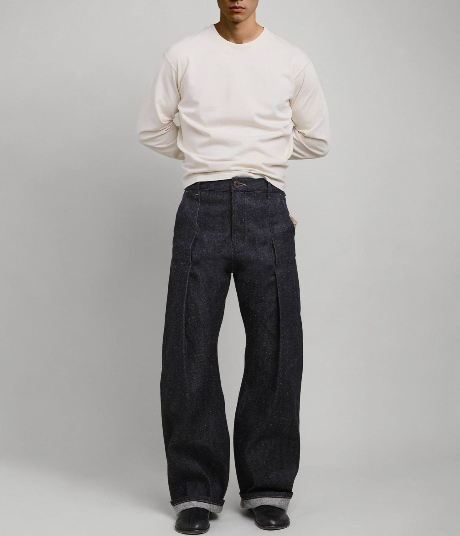 JAPANESE SNOW NEPPY INDIGO DENIM