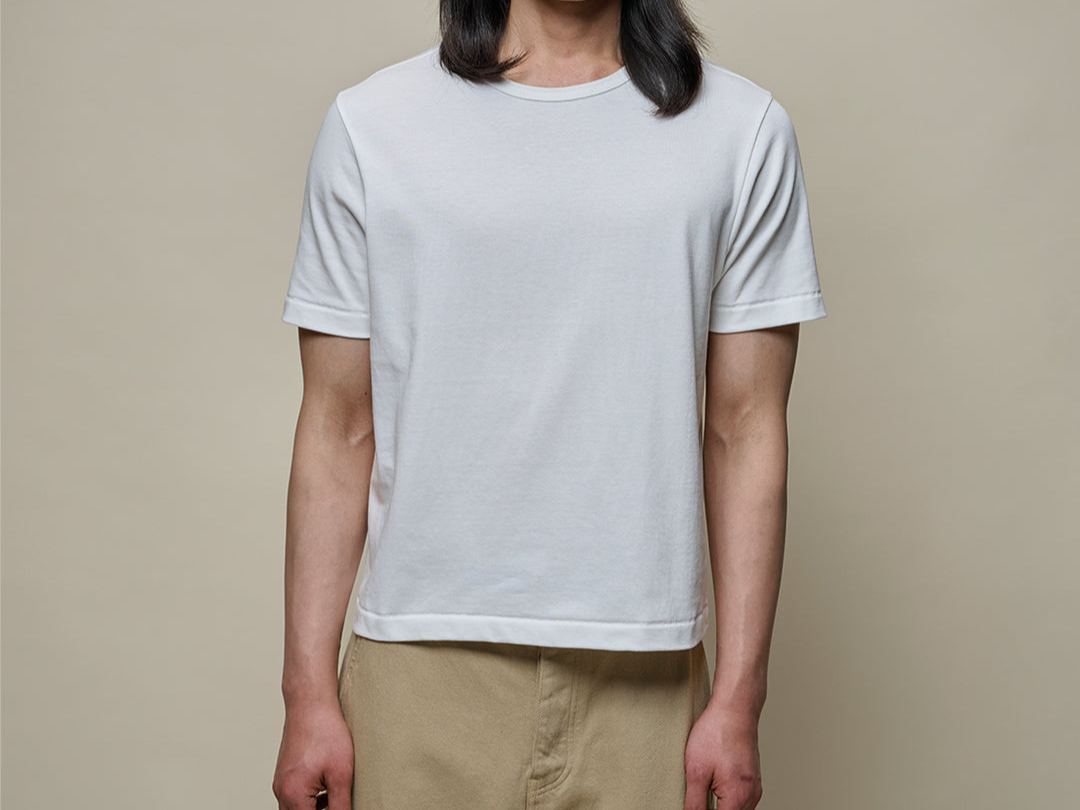 CROPPED MID-CENTURY MACHINE REFINED FIT T-SHIRT