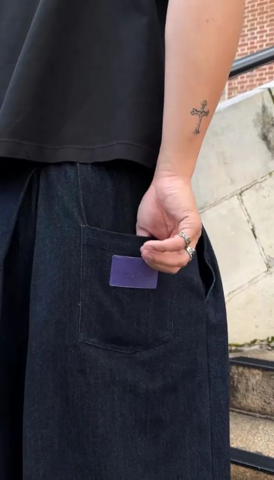 Men’s Oversized Balloon Fit Denim Pants