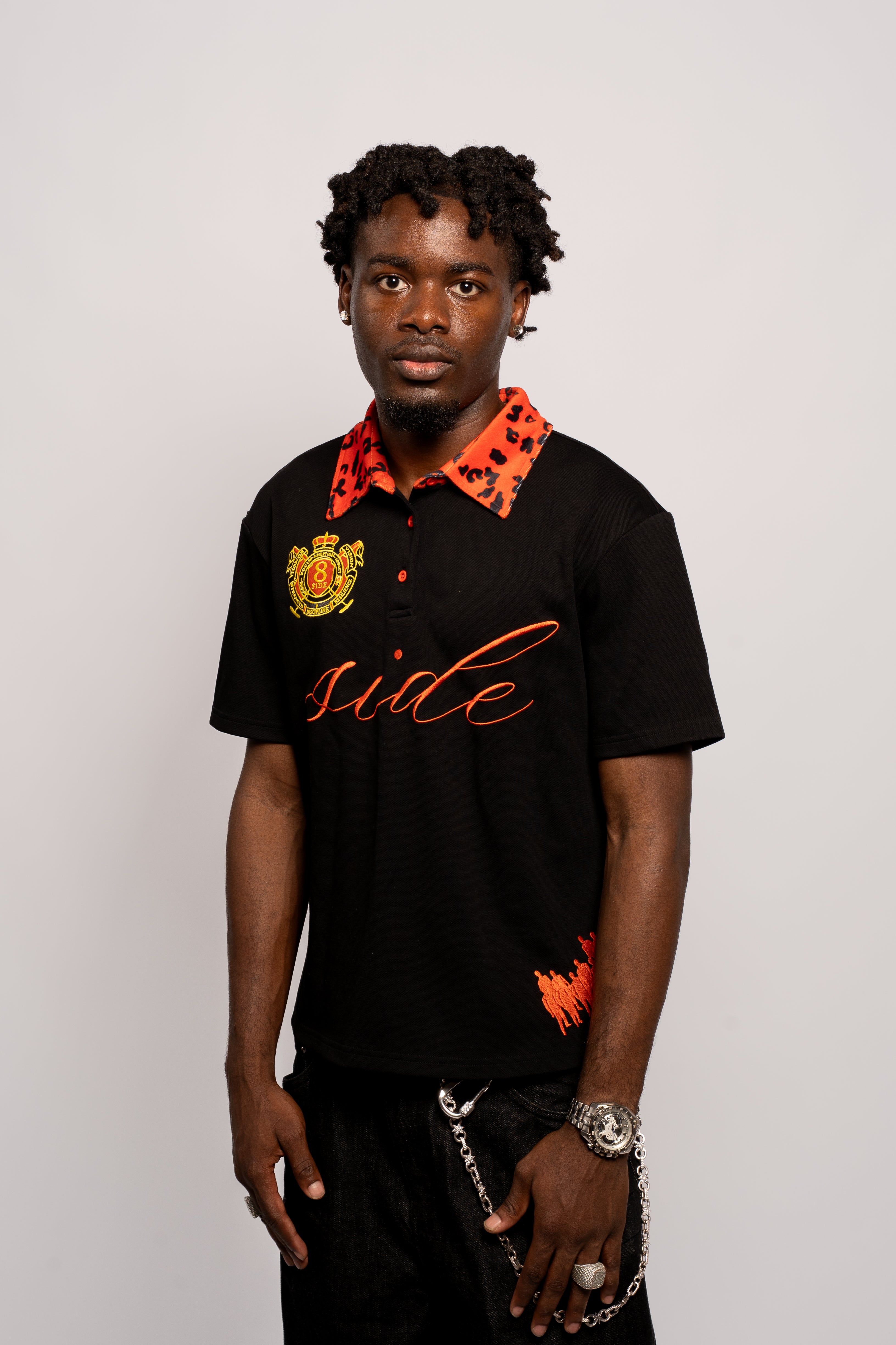Outlaw Embroidered Polo Shirt