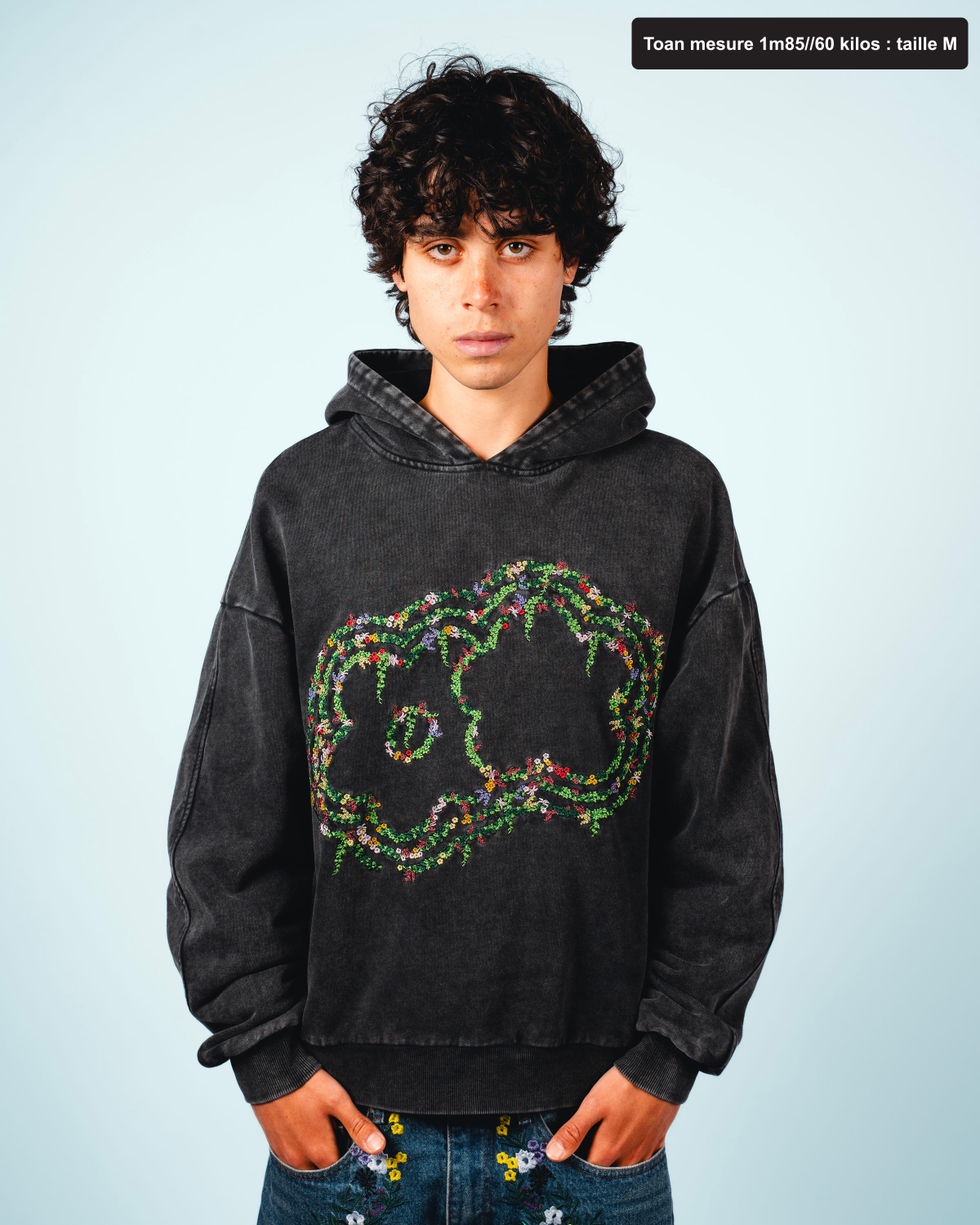 TRIPLE FLEURS HOODIE