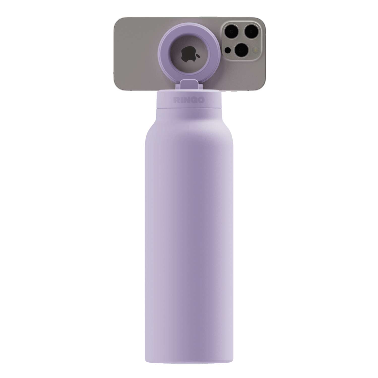 Magnetic Water Bottle With Built‑In Phone Holder, Insulated Stainless Steel Travel Tumbler for Gym Travel Outdoor
