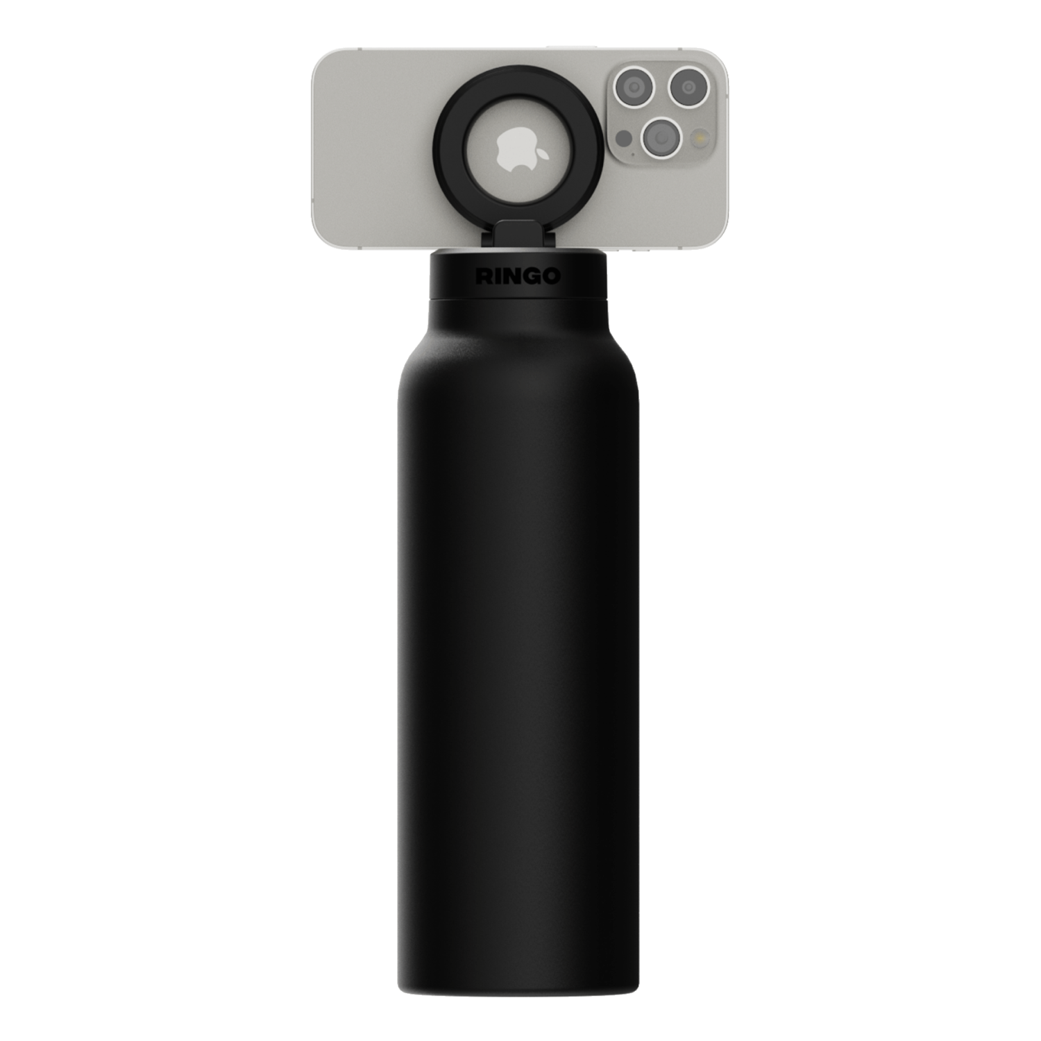 Magnetic Water Bottle With Built‑In Phone Holder, Insulated Stainless Steel Travel Tumbler for Gym Travel Outdoor