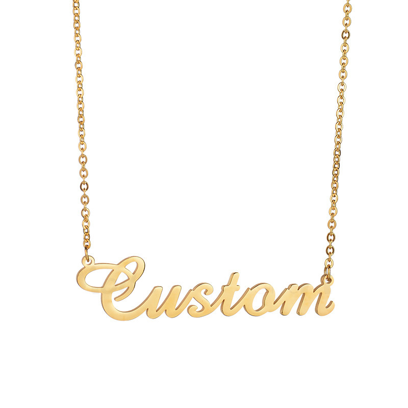 2026 Multiple Names Custom Cut Necklace