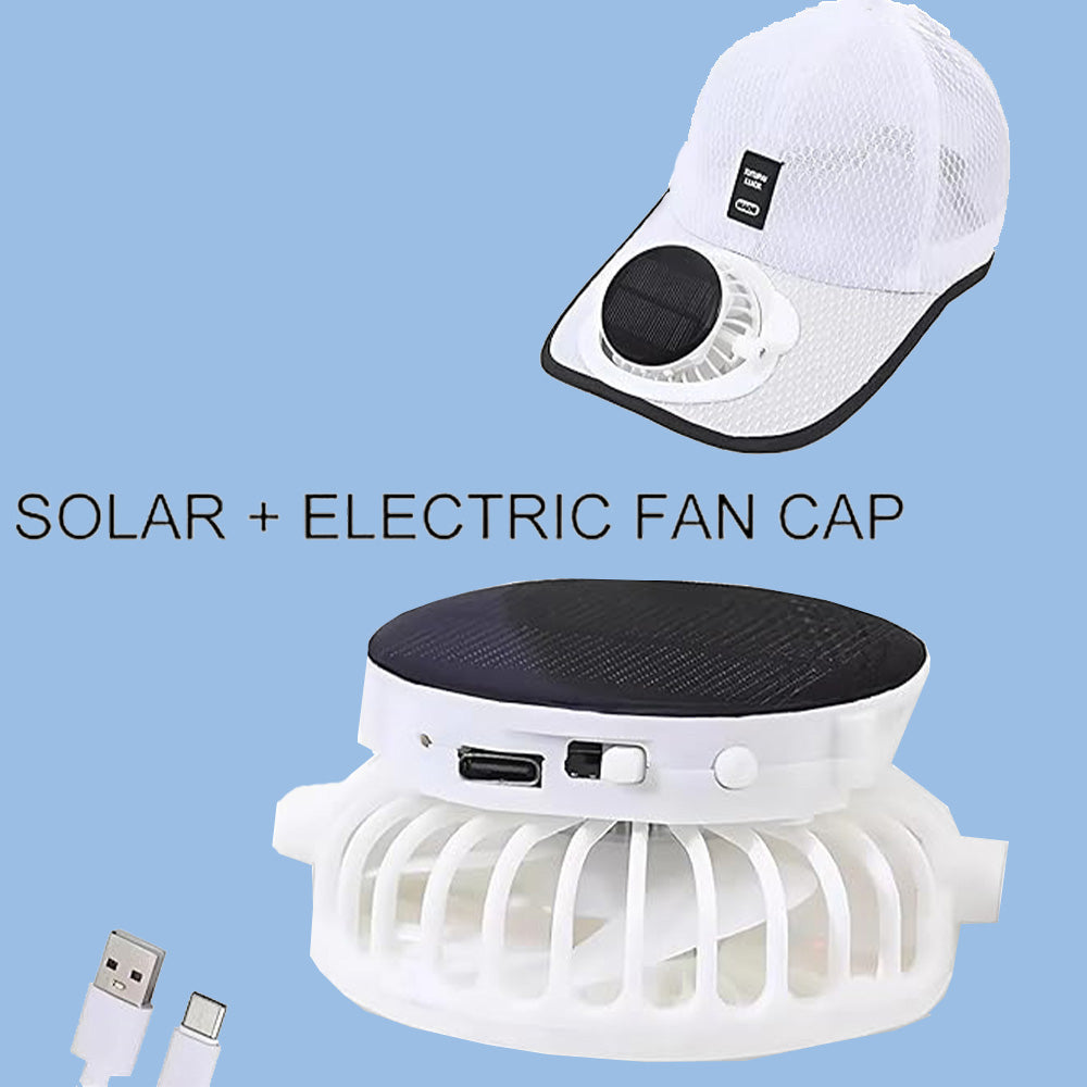 SOLAR POWERED COOLING CAP