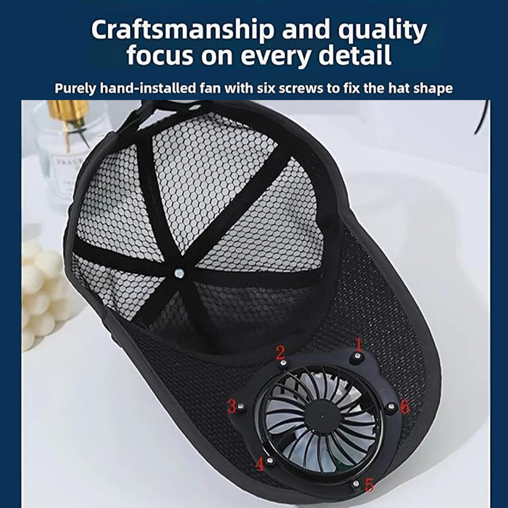 SOLAR POWERED COOLING CAP