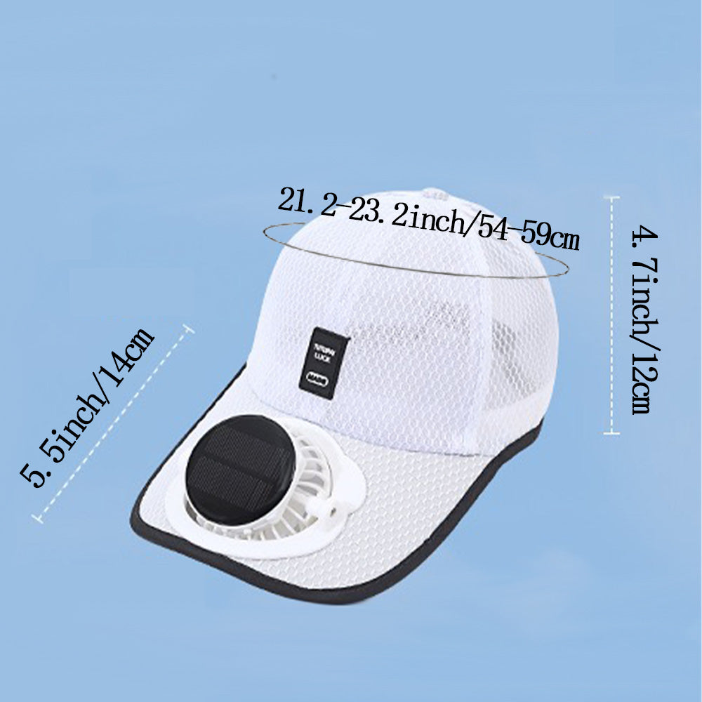 SOLAR POWERED COOLING CAP