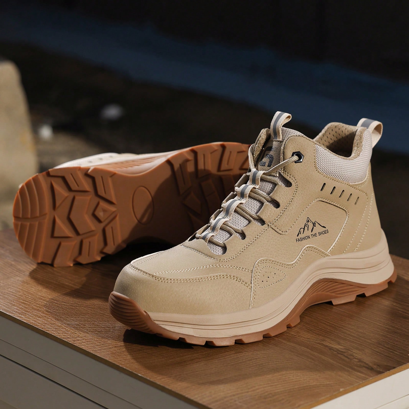 Industrial Work Shoes Men's Women's Rubber Outsole Wear-resistant Steel Toe Safety Shoes