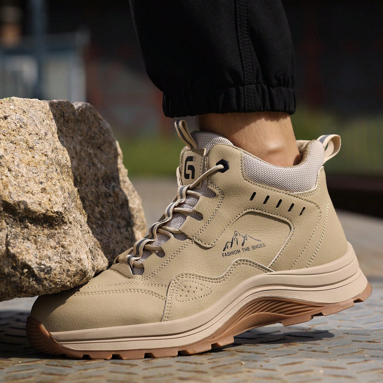 Industrial Work Shoes Men's Women's Rubber Outsole Wear-resistant Steel Toe Safety Shoes