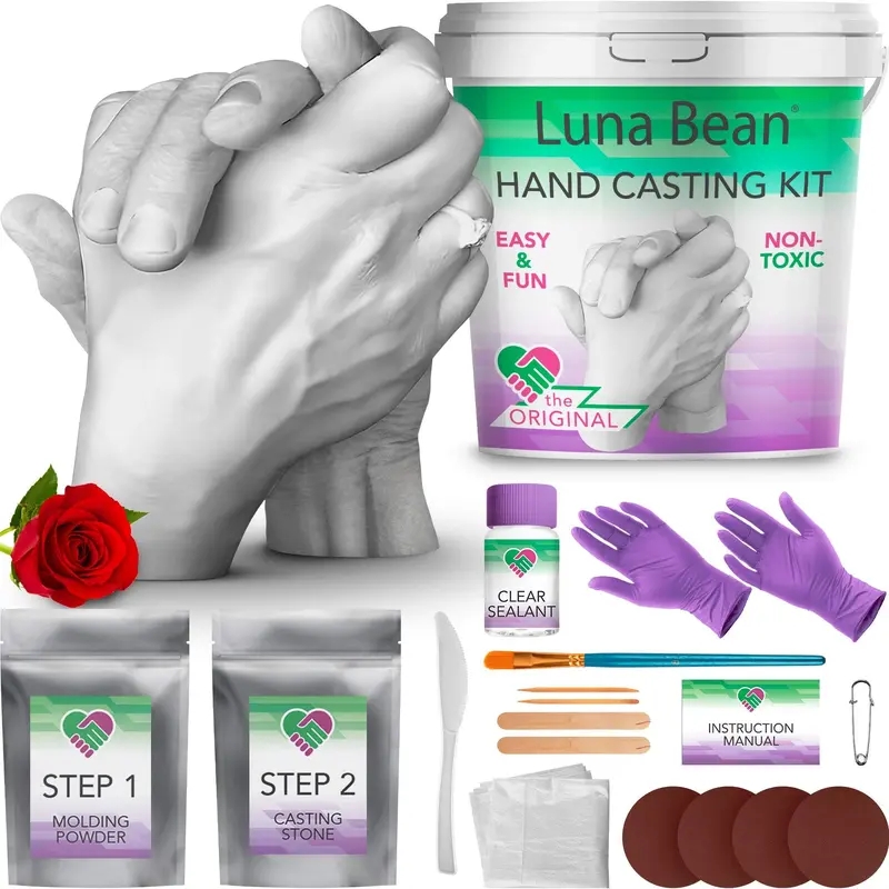 Luna Bean Original Casting Kit – Perfect Gift and Activity for Couples, Families, & Friends