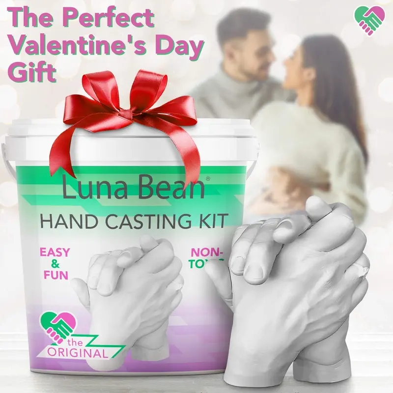 Luna Bean Original Casting Kit – Perfect Gift and Activity for Couples, Families, & Friends