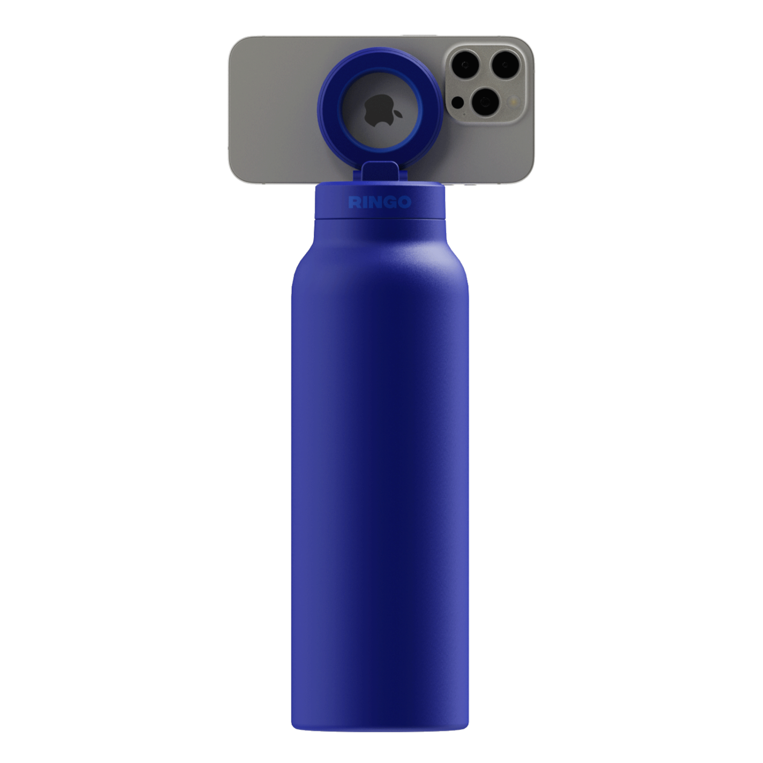 Magnetic Water Bottle With Built‑In Phone Holder, Insulated Stainless Steel Travel Tumbler for Gym Travel Outdoor