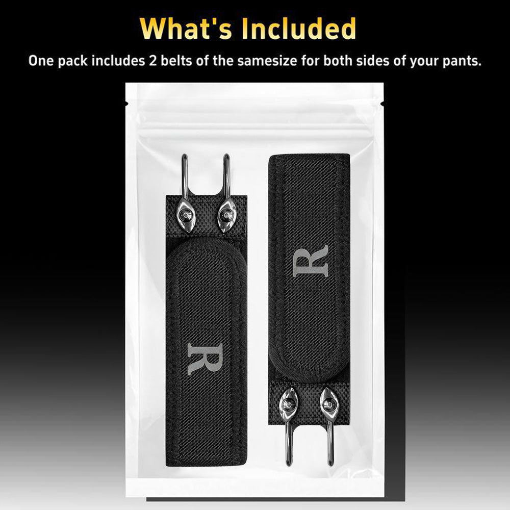 Metal Hook Tactical Elastic Belt No Buckle Invisible Design | Soft Adjustable Side Tactical Belt