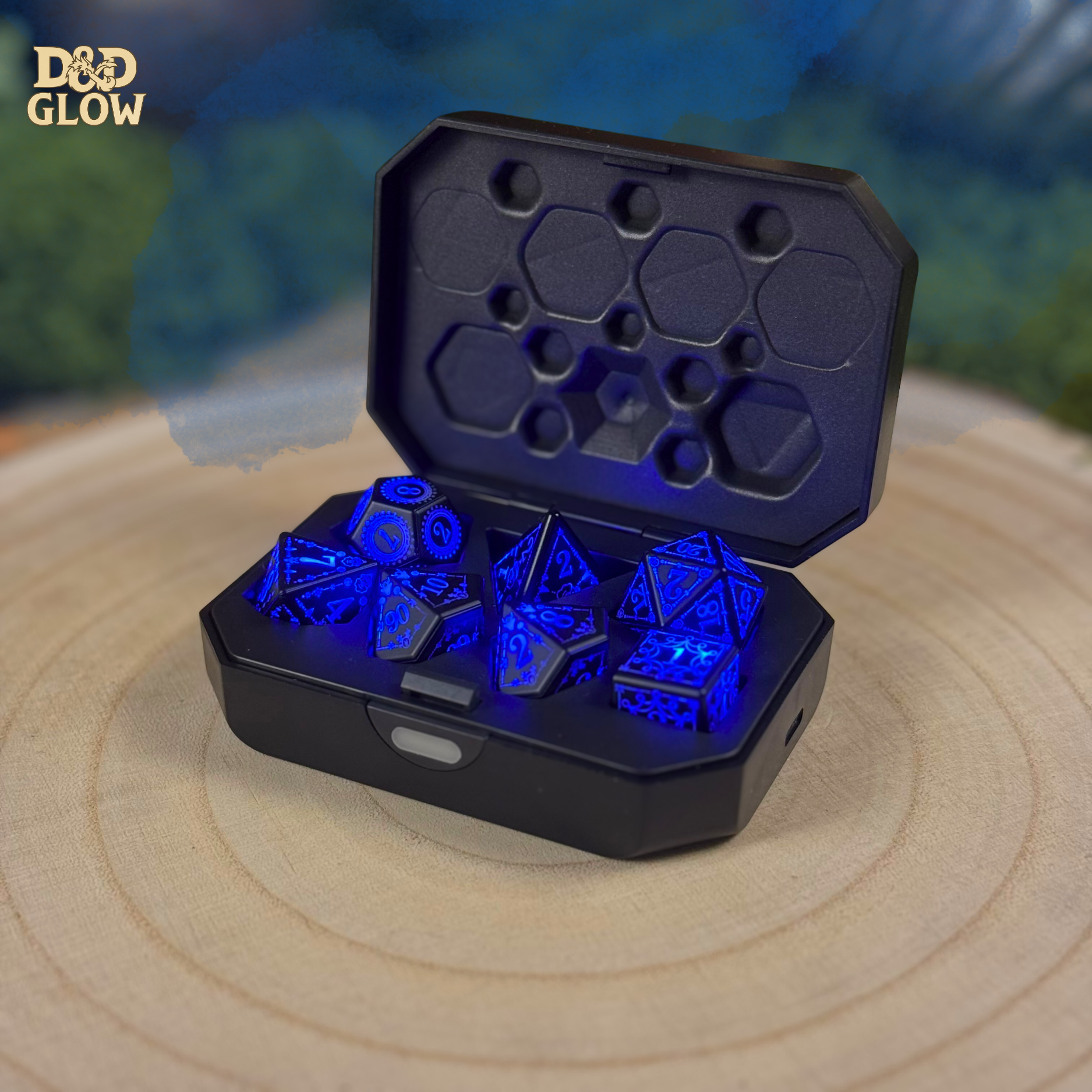 Dungeons & Dragons Glowing Dice