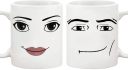 SET ( MAN FACE + WOMEN FACE )
