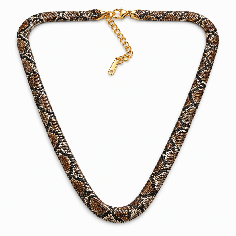 Serpent Statement Necklace – A Symbol of Mystery & Power