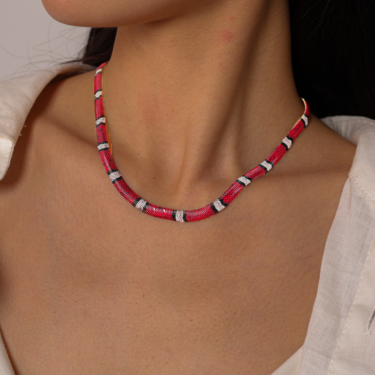 Serpent Statement Necklace – A Symbol of Mystery & Power