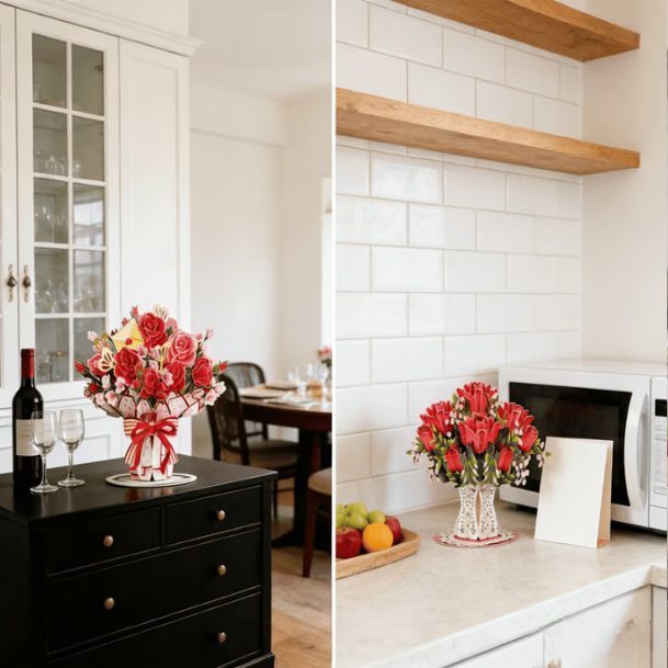 🌼💌 Forever-Blooming 3D Flower Pop-Up Card