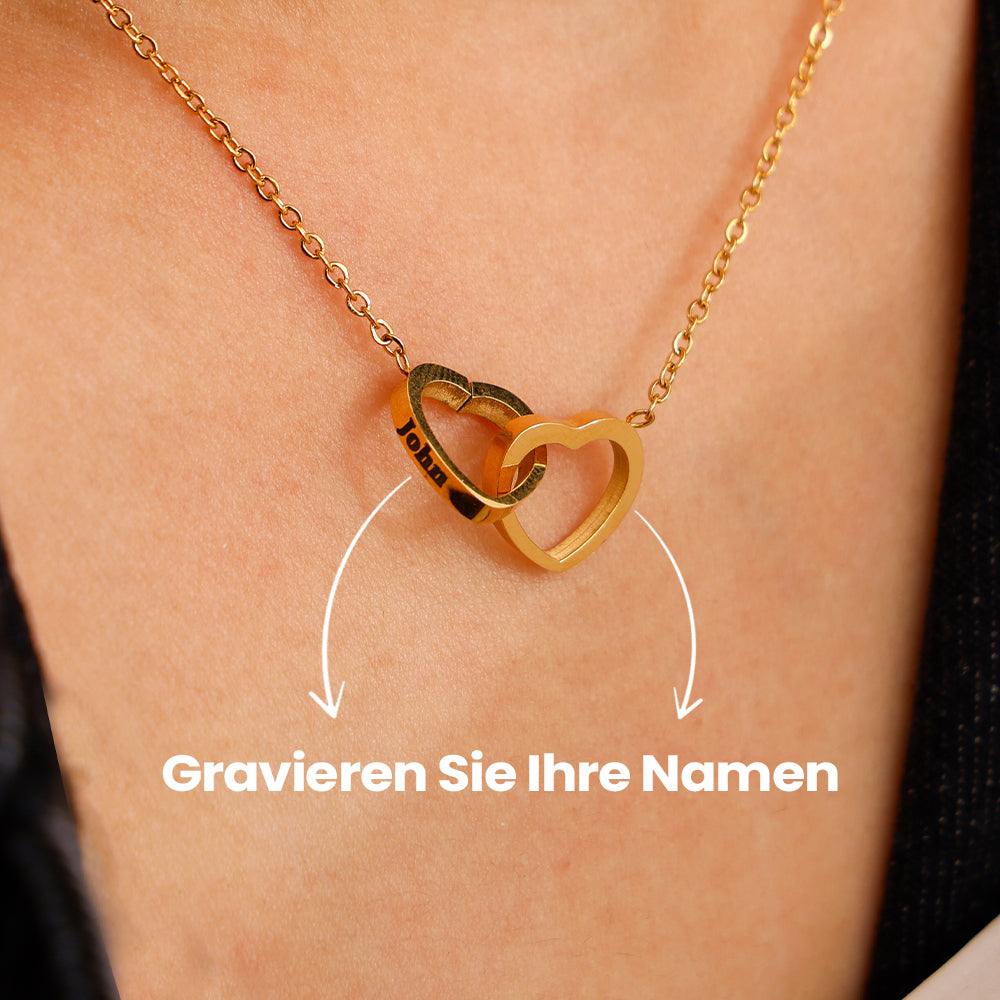 Eternal Rose Box with Engraved Necklace - Gift Set