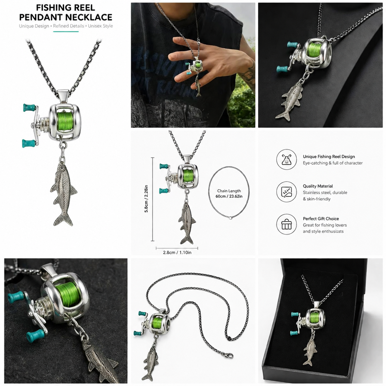 LURE FISHING NECKLACE