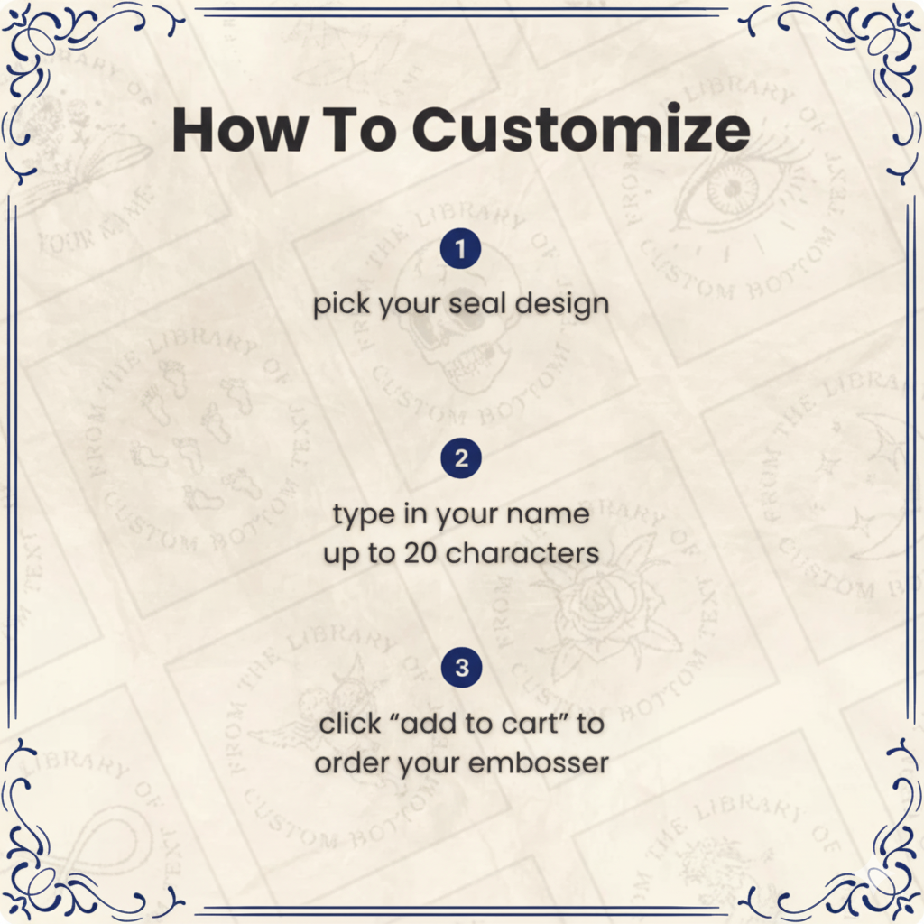 Bookie Custom Embosser