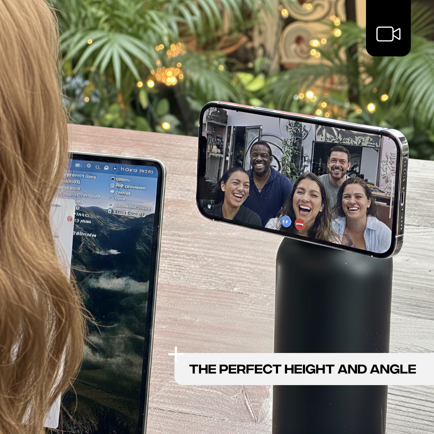 Magnetic Water Bottle With Built‑In Phone Holder, Insulated Stainless Steel Travel Tumbler for Gym Travel Outdoor