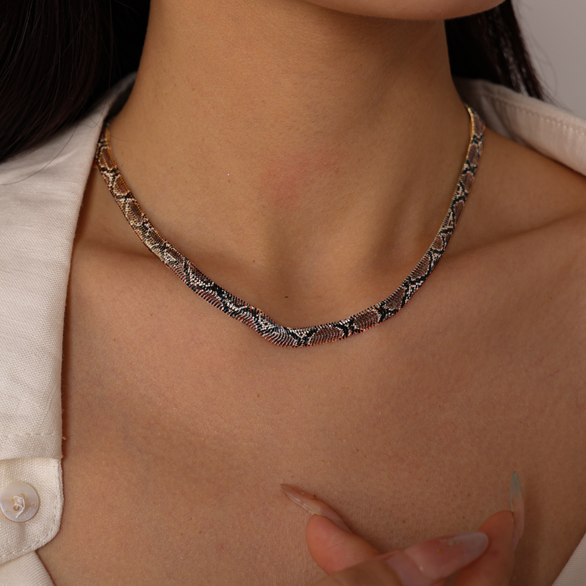 Serpent Statement Necklace – A Symbol of Mystery & Power