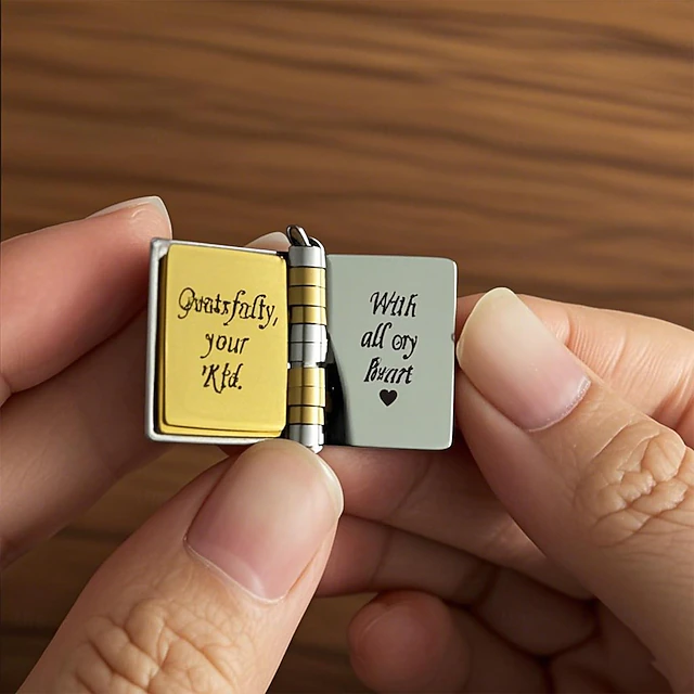 Best Mom Ever Book Necklace