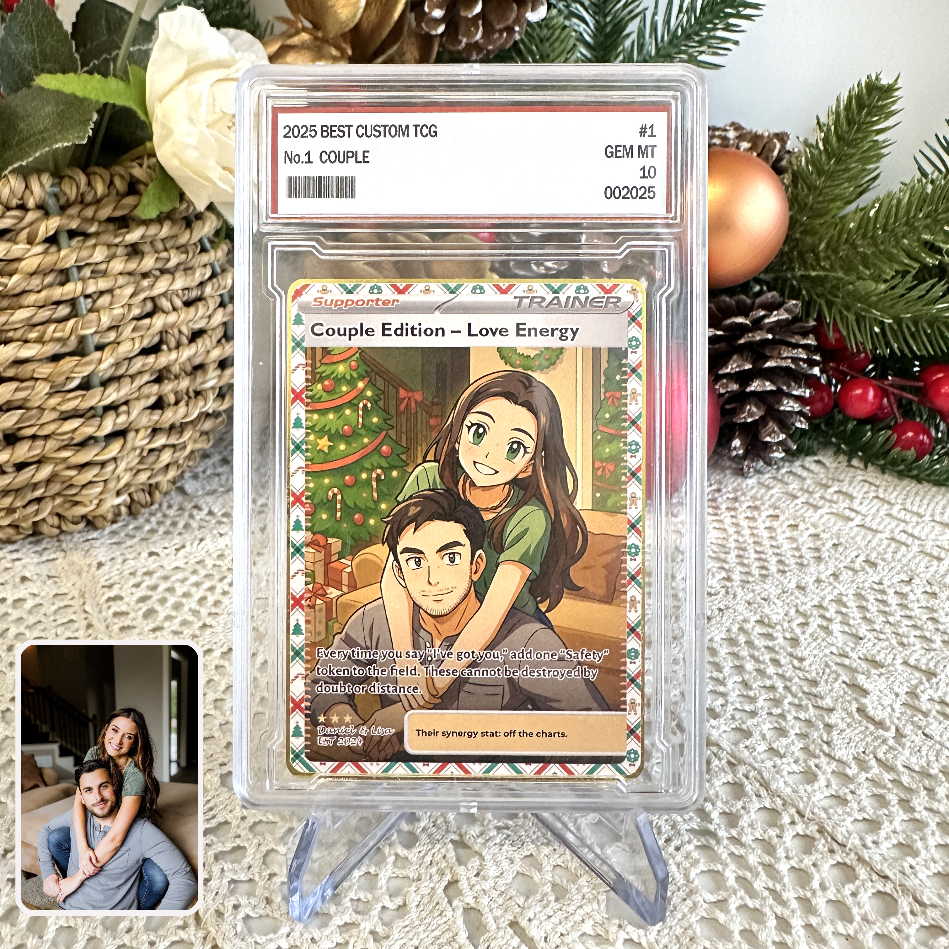 50% OFF🤩Personalized Couple Anime Supporter Trainer Card