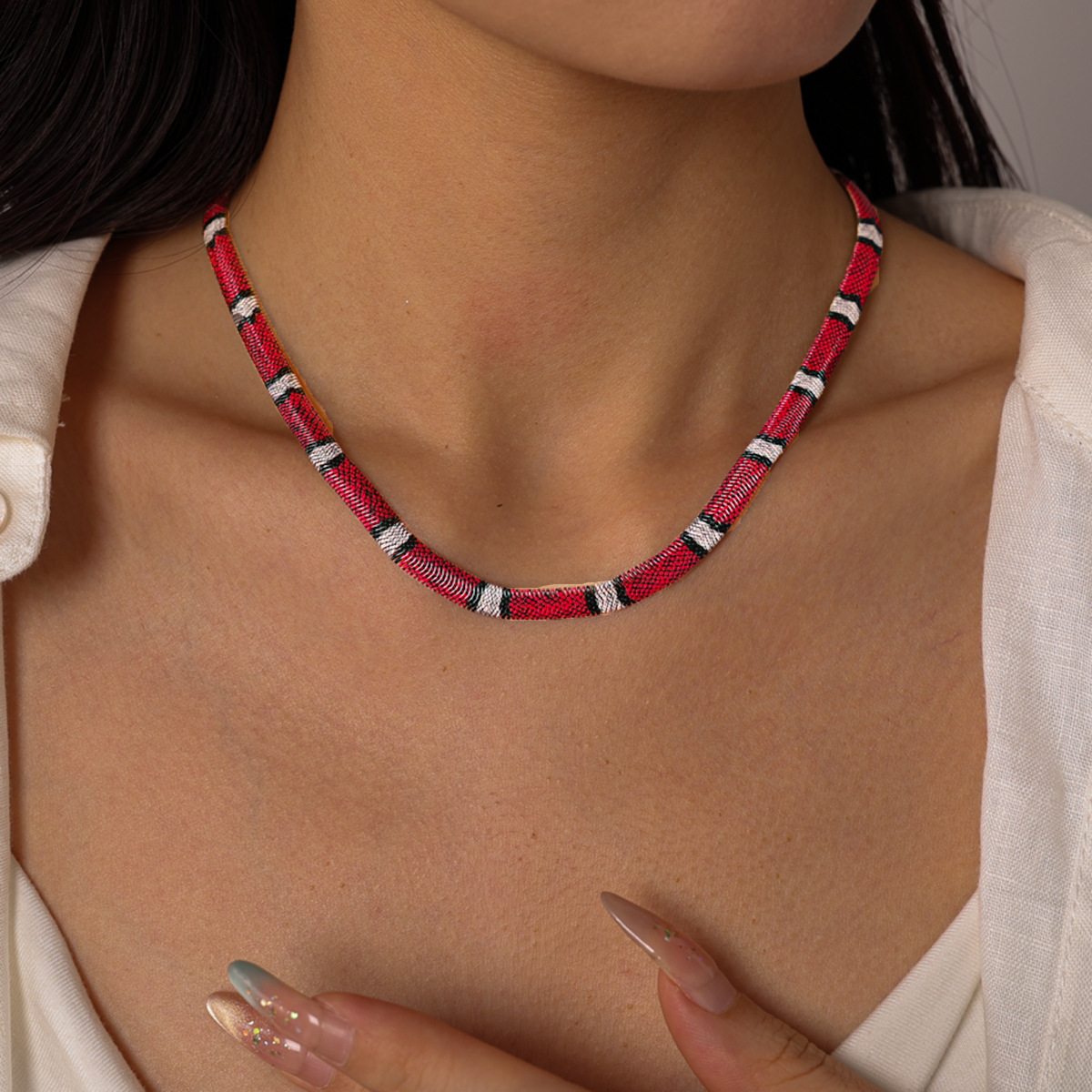 Serpent Statement Necklace – A Symbol of Mystery & Power