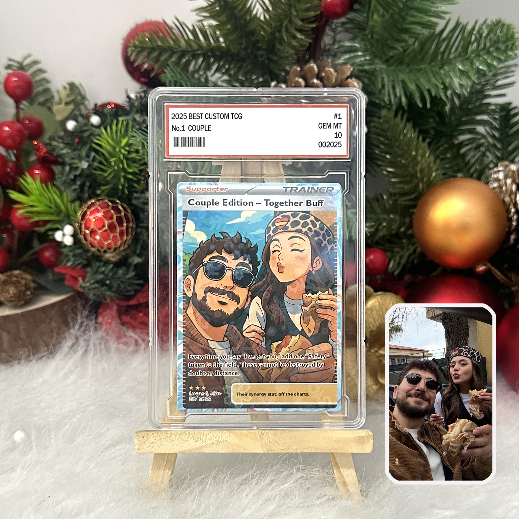 50% OFF🤩Personalized Couple Anime Supporter Trainer Card