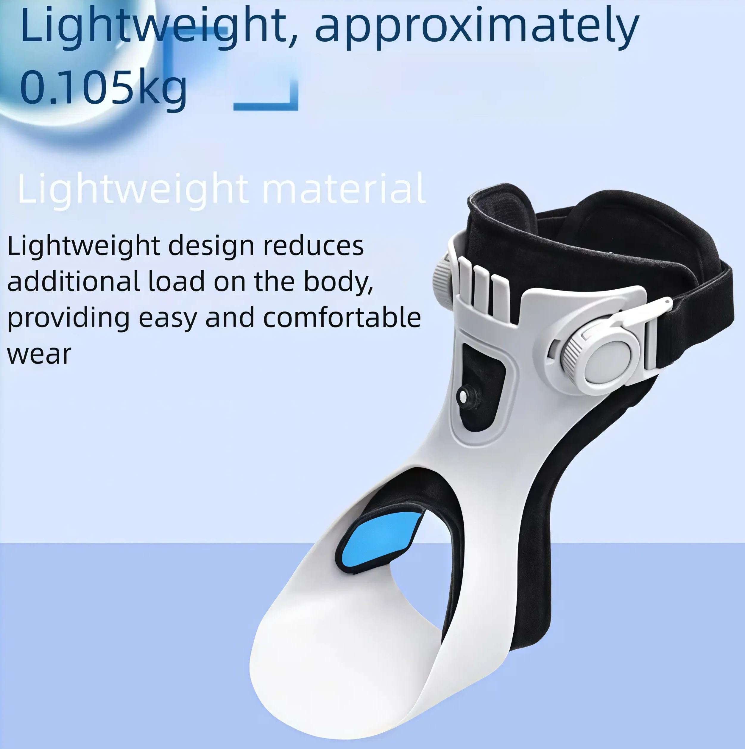 Foot drooping and inversion orthosis