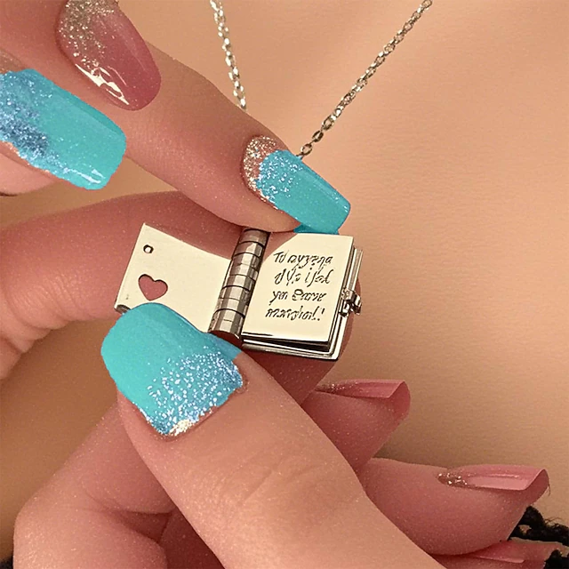 Best Mom Ever Book Necklace