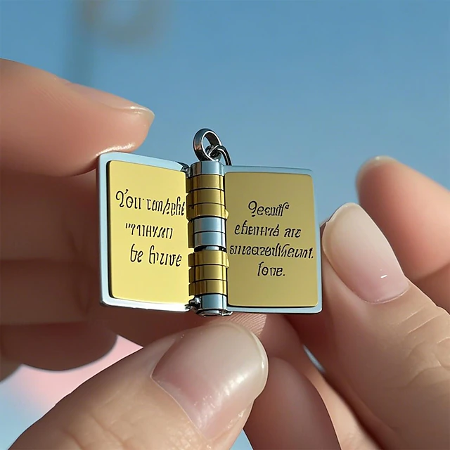 Best Mom Ever Book Necklace