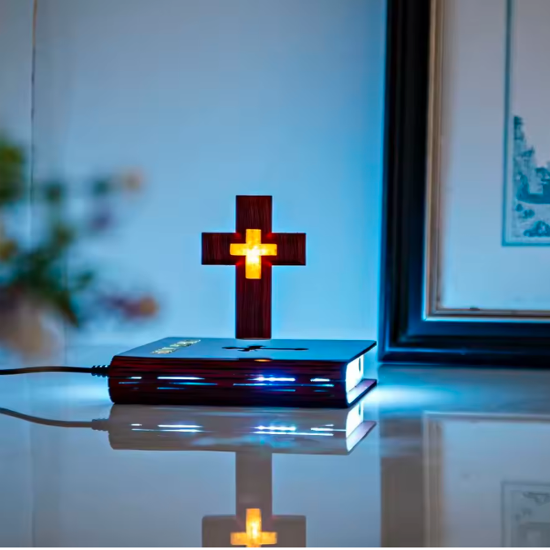 Floating Bible Lamp