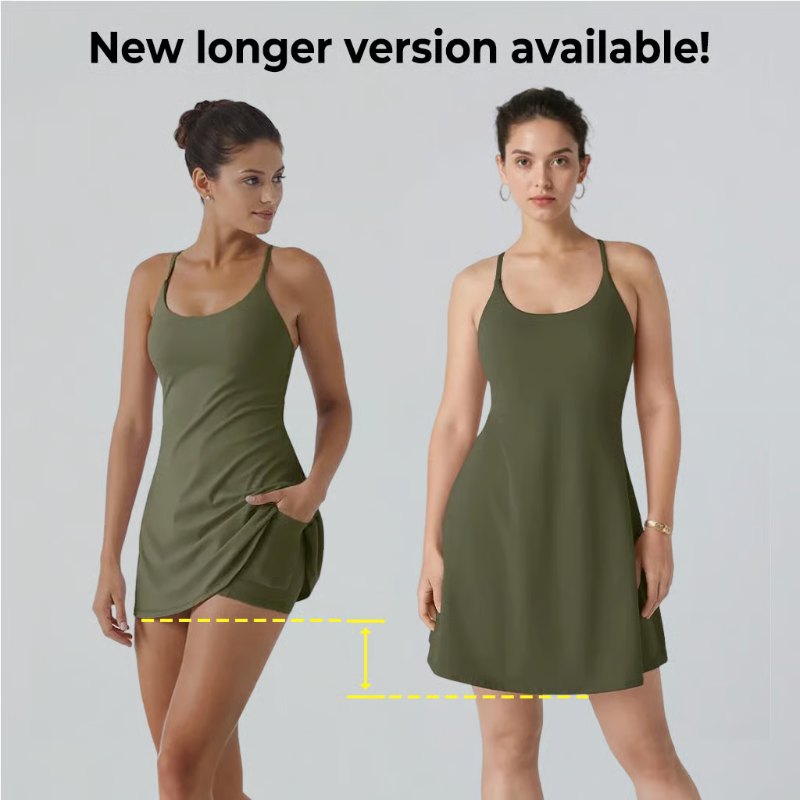 The Ultimate Tummy Control Backless Active Dress