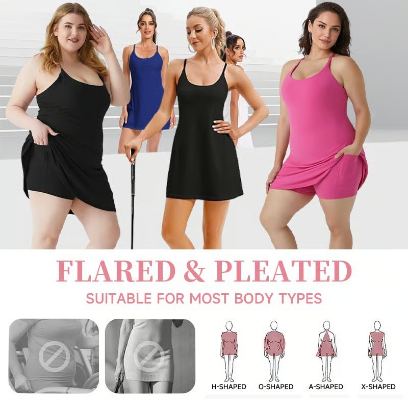 The Ultimate Tummy Control Backless Active Dress