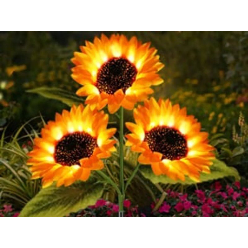 Solar LED Sunflower Garden Lights