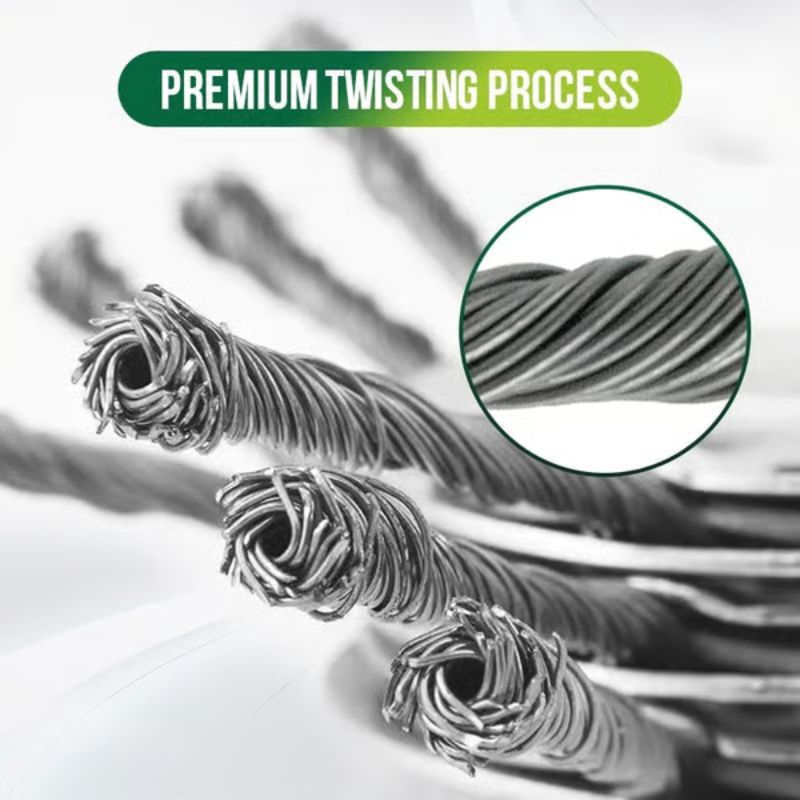 🔥BUY 2 GET 1 FREE👨‍🌾 6 inch Steel Wire Brush Cutter Trimmer Head